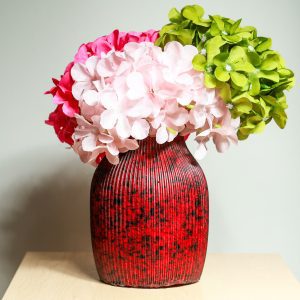 Striped Circular Vase